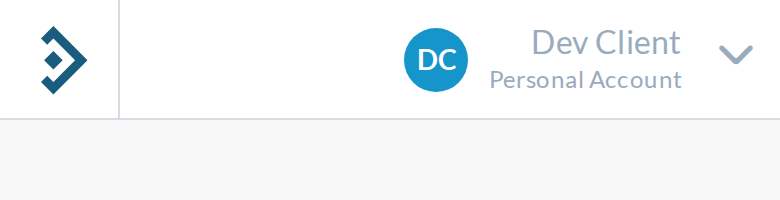 Today: the CT mark is the menu button; the account sits on the right